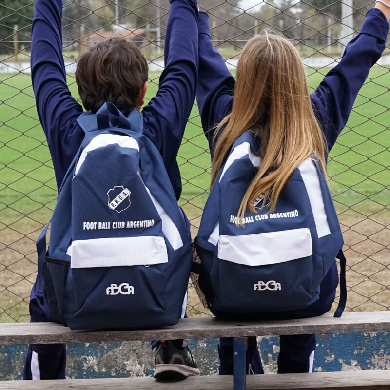 Mochila oficial del Foot Ball Club Argentino
